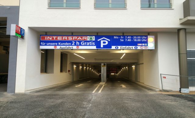 Tiefgarage Interspar Gudrunstrasse in Wien