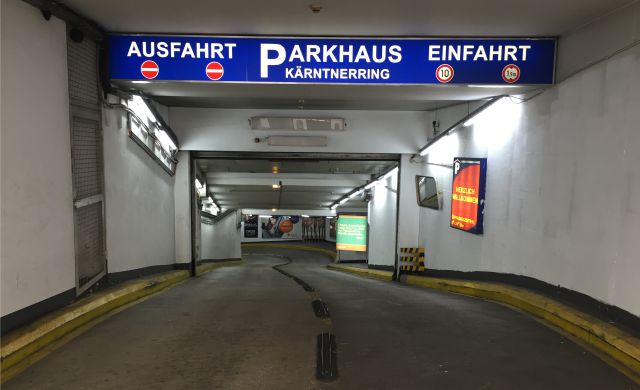 Tiefgarage Kärntnerringgarage in Wien