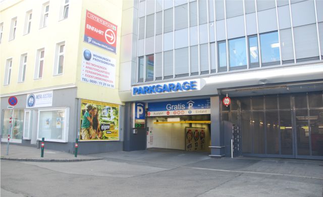 Tiefgarage Interspar Meidling in Wien