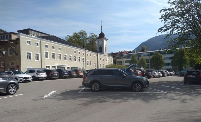 Parkplatz Salinenplatz in Bad Ischl